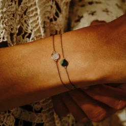 Tomfoolery Neutral Gemstone Bracelet Sale