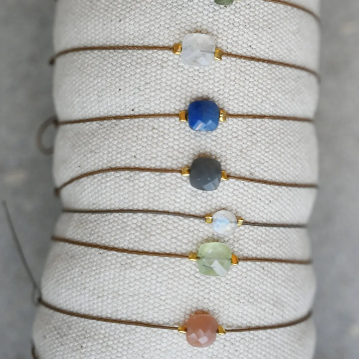 Tomfoolery Neutral Gemstone Bracelet Sale