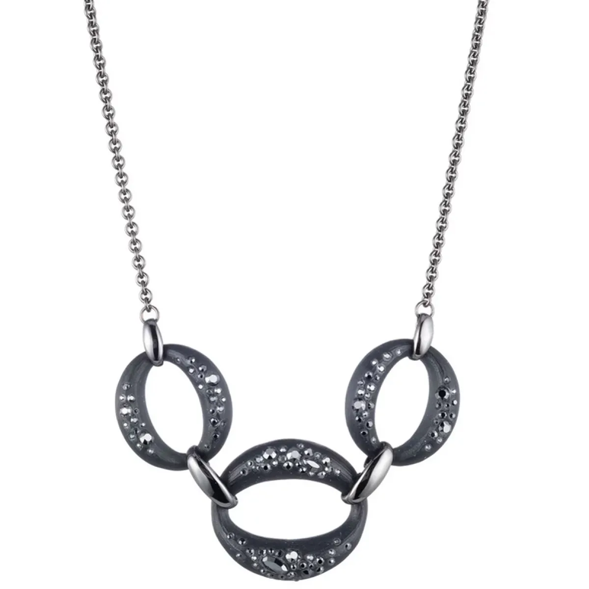 Tomfoolery Noir Dust Small Link Necklace Hot