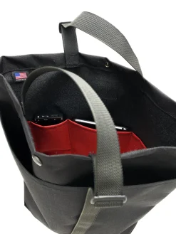 Tomfoolery Nylon Canvas Carry-All Tote in Black Best