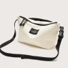 Tomfoolery Nylon Twill Fannypack Crossbody in Natural Outlet