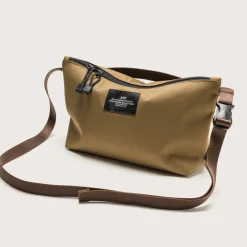 Tomfoolery Nylon Twill Fannypack Crossbody in Coyote Clearance