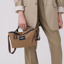Tomfoolery Nylon Twill Fannypack Crossbody in Coyote Clearance