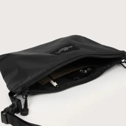 Tomfoolery Nylon Twill Fannypack Crossbody in Black Fashion