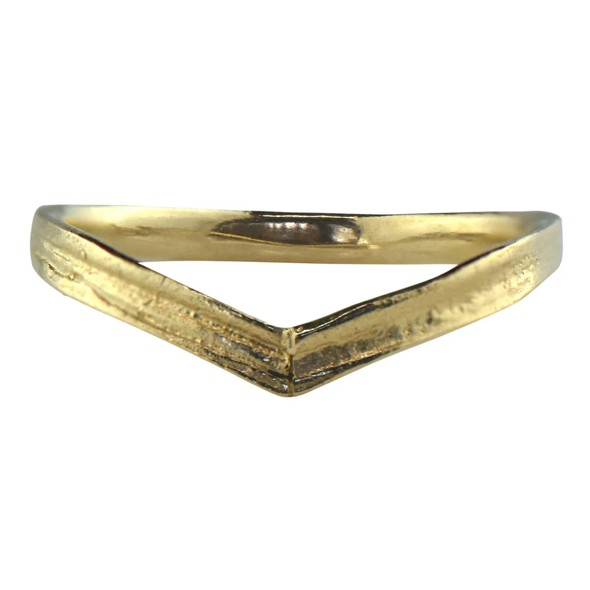 Tomfoolery Oak V Band in 9ct Yellow Gold Outlet