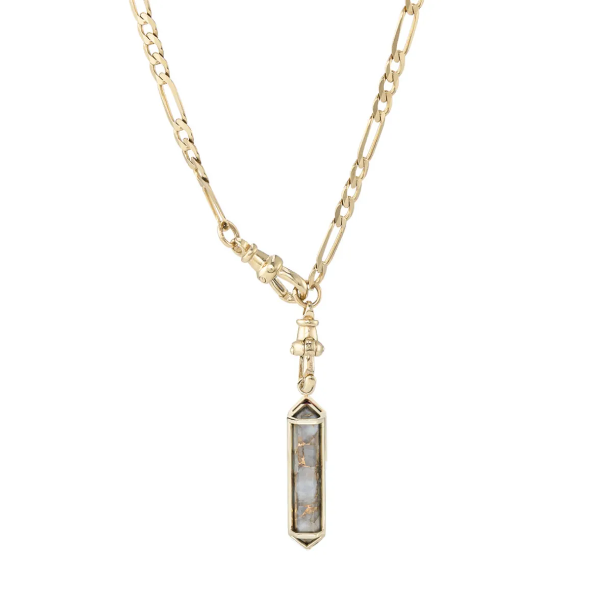 Tomfoolery OJO Storm London Flats Chain Necklace New