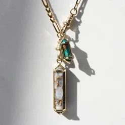 Tomfoolery OJO Storm London Flats Chain Necklace New