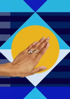 Tomfoolery One Of A Kind ‘Butterfly Diamond’ Art Ring Online