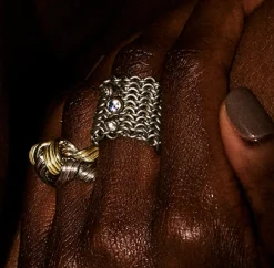 Tomfoolery One Of A Kind ‘Echo’ Art Ring Fashion