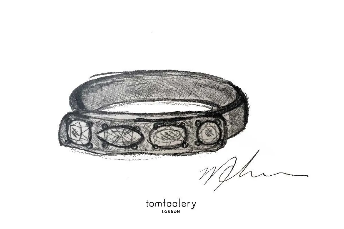 Tomfoolery One Of A Kind ‘Novella’ Art Ring Outlet