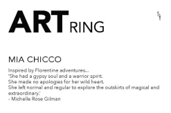 Tomfoolery One Of A Kind ‘Novella’ Art Ring Outlet