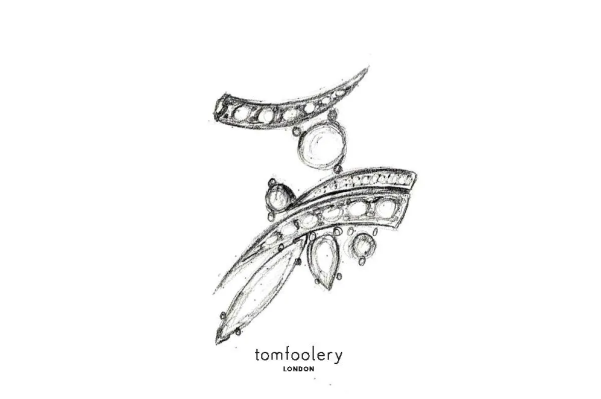 Tomfoolery One Of A Kind ‘Scatter Diamond, Labradorite & Pearl’ Art Ring Outlet