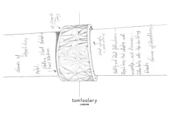 Tomfoolery One Of A Kind ‘Silver, White Diamond & Black Spinel’ Art Ring Sale