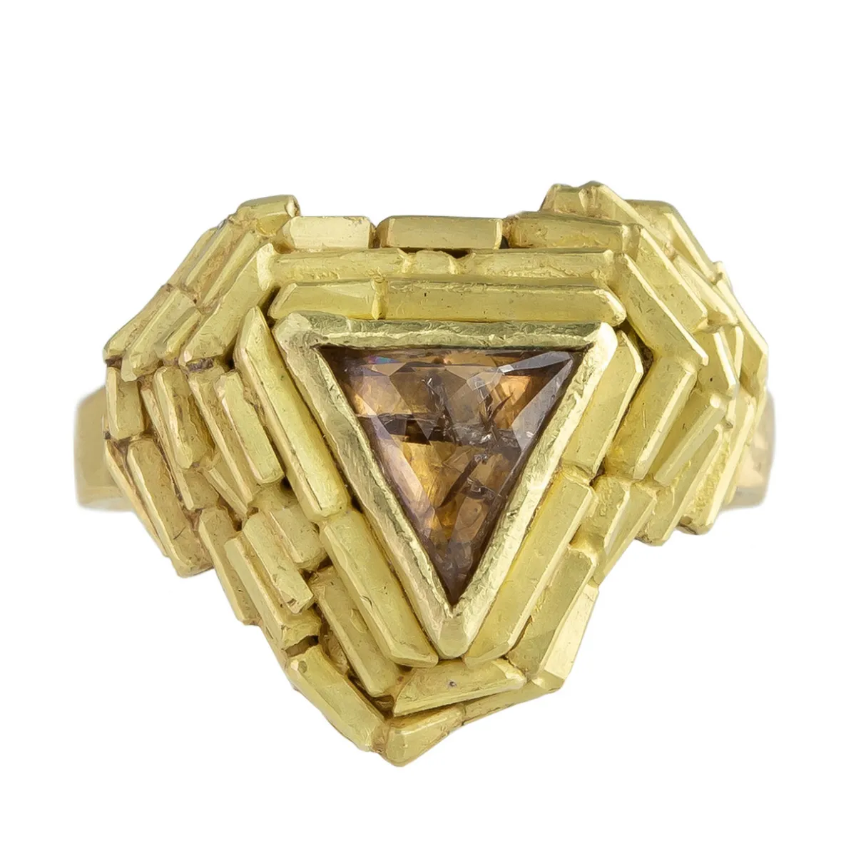 Tomfoolery One Of A Kind ‘Triangle Temple’ Art Ring Clearance