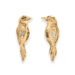Tomfoolery One-Of-A-Kind Avery 3 Bird Studs New