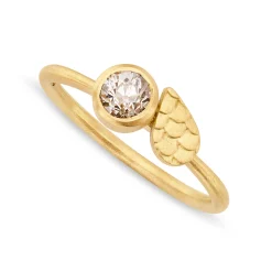 Tomfoolery One-Of-A-Kind Catkin Droplet Solitaire Ring Best