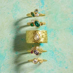 Tomfoolery One-Of-A-Kind Catkin Droplet Solitaire Ring Best