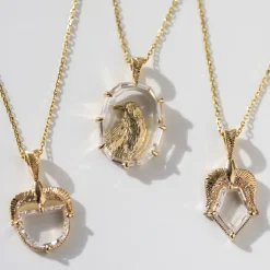 Tomfoolery One-Of-A-Kind Edgar Crow Portrait Pendant Clearance