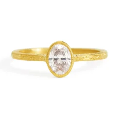 Tomfoolery One-Of-A-Kind Engraved Oval Cathedral Ring Discount