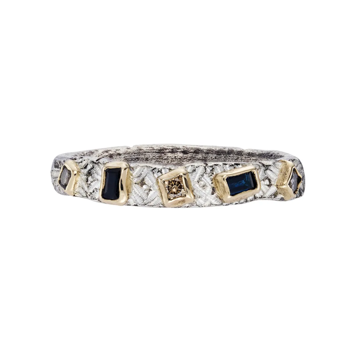 Tomfoolery One-Of-A-Kind “Five for Love” Blue Sapphire Ring Best