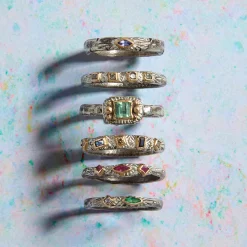Tomfoolery One-Of-A-Kind “Five for Love” Blue Sapphire Ring Best