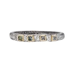 Tomfoolery One-Of-A-Kind “Four for Love” Green Sapphire Ring Sale