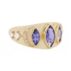 Tomfoolery One-Of-A-Kind Marquise Tanzanite & Diamond Moon Ring Discount
