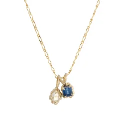 Tomfoolery One-Of-A-Kind Opal & Sapphire Necklace Clearance