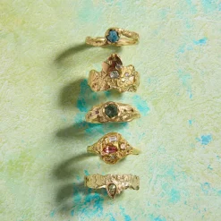 Tomfoolery One-Of-A-Kind Pebbles Pear Diamond Ring Online