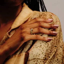 Tomfoolery One-Of-A-Kind Pebbles Pear Diamond Ring Online