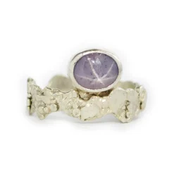 Tomfoolery One-Of-A-Kind Purple Star Sapphire Ring Clearance