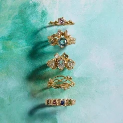 Tomfoolery One-Of-A-Kind Sea Floor Sapphire Ring Best