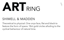 Tomfoolery One-Of-A-Kind ‘Theoretical to Physical’ Art Ring Best