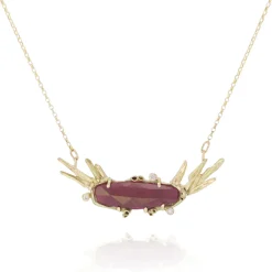 Tomfoolery One-Of-A-Kind Winged Ruby Necklace Outlet