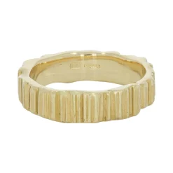 Tomfoolery OOAK Bark Wedding Band Hot