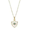 Tomfoolery Opal Eye Small Shield Amulet 14ct Yellow Gold Online