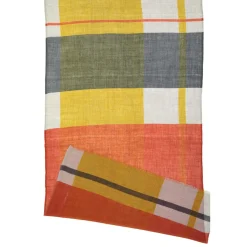 Tomfoolery Orange, Ochre and Grey Scarf Fashion