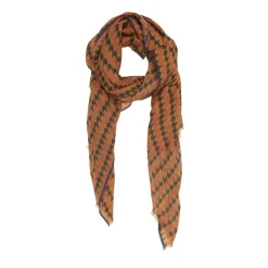 Tomfoolery Orange, Pink and Blue Scarf Hot