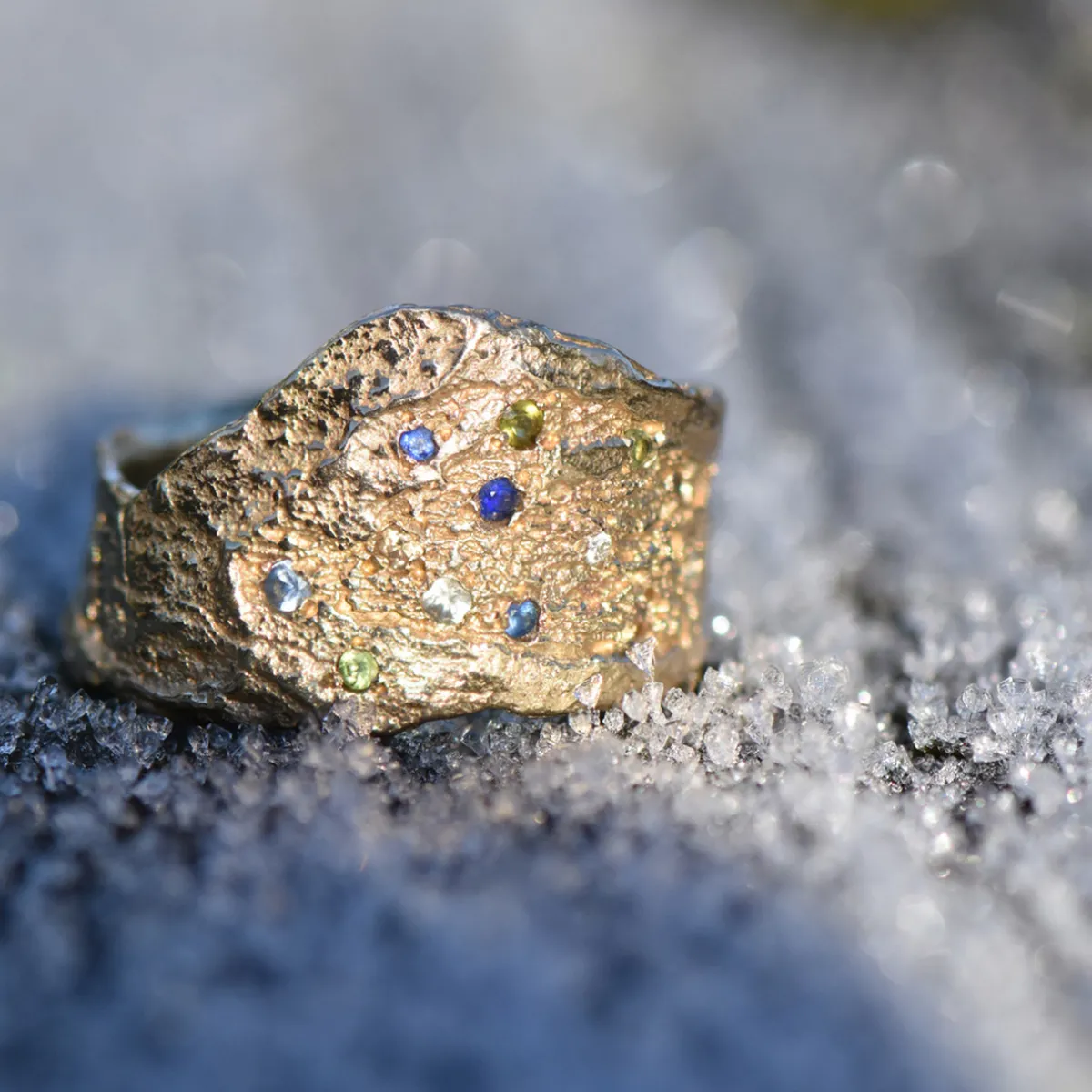 Tomfoolery Original London Plane Scatter Ring Fashion