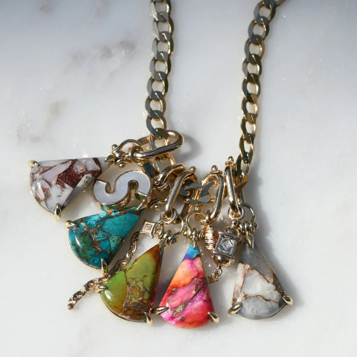Tomfoolery Orion Dusk Pink Opal Charm Discount
