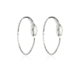 Tomfoolery Ouroboros Snake Hoops Sale