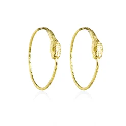 Tomfoolery Ouroboros Snake Hoops Sale