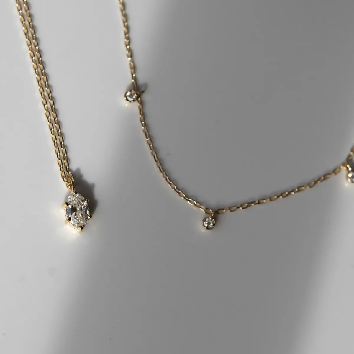 Tomfoolery Oval Diamond Pendant Hot