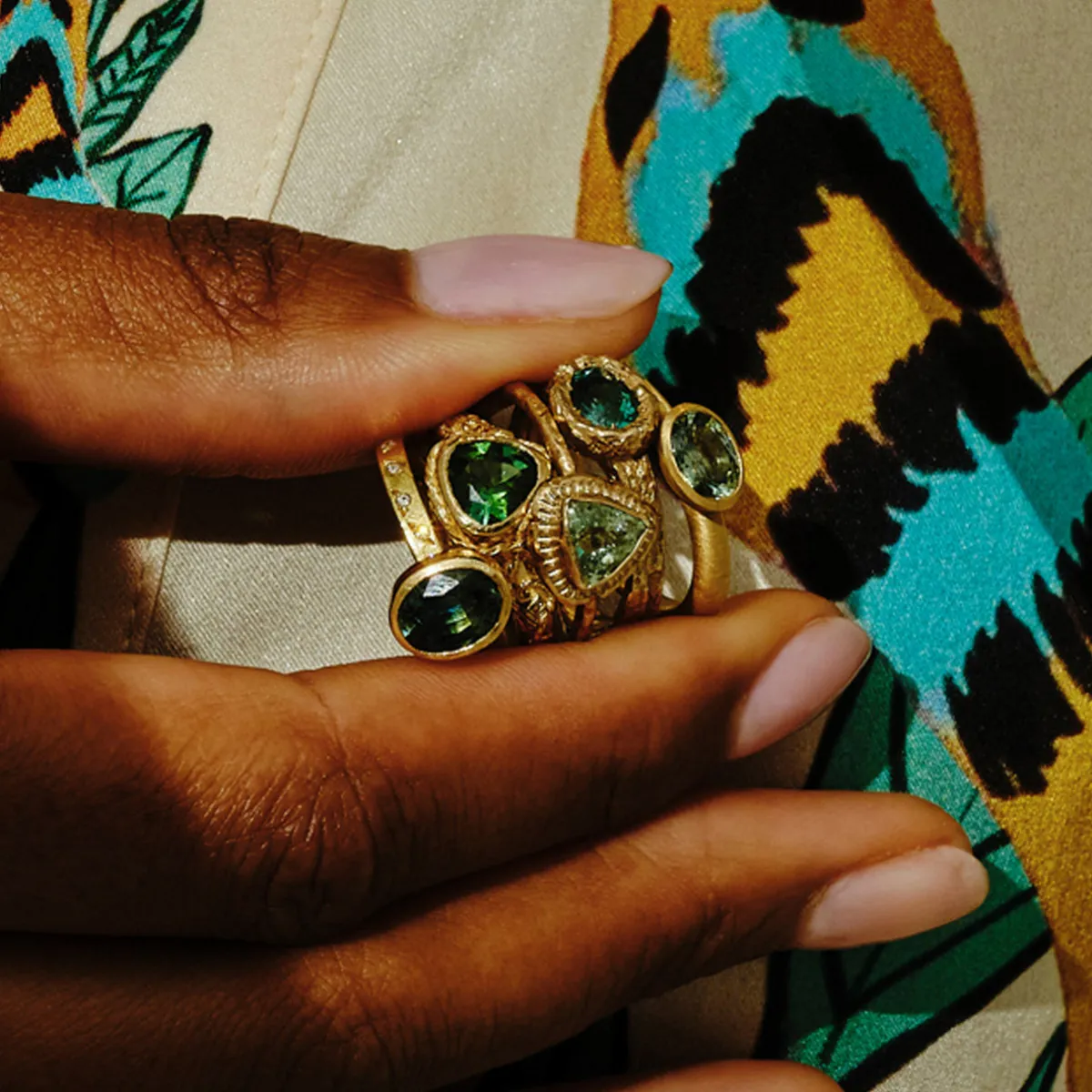 Tomfoolery Oval Sapphire Ivana Ring Hot