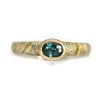Tomfoolery Oval Sapphire Ripple Ring Best