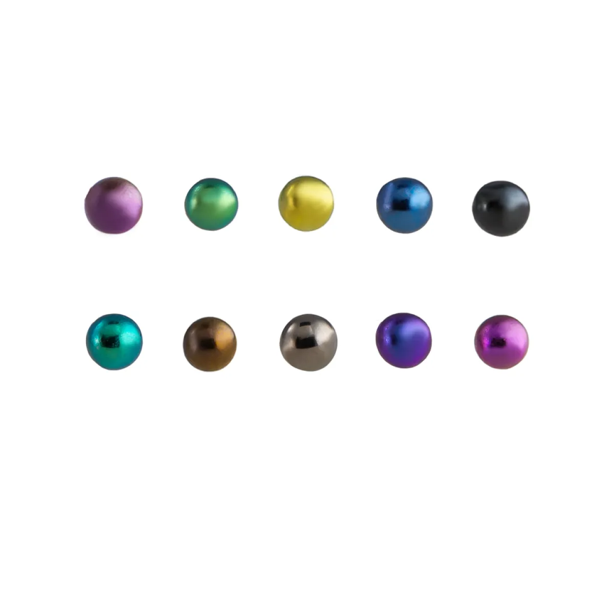 Tomfoolery Pair of 3mm Titanium Ball Studs Online