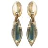 Tomfoolery Pale Blue Selia Statement Drop Earrings(Out of Stock) Discount