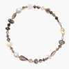 Tomfoolery Pandora Beaded Necklace Natural Mix Outlet