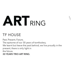 Tomfoolery Past, Present, Future TRIO Teal Sapphire & Diamond Ring Sale