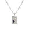 Tomfoolery Pearl & Sapphire Tablet Necklace Sale